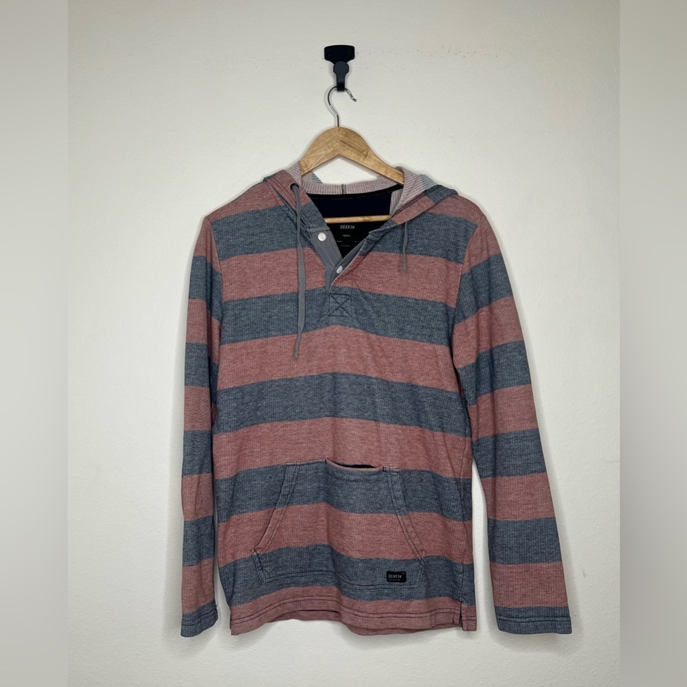 KREW Small Mens Striped Hoodie